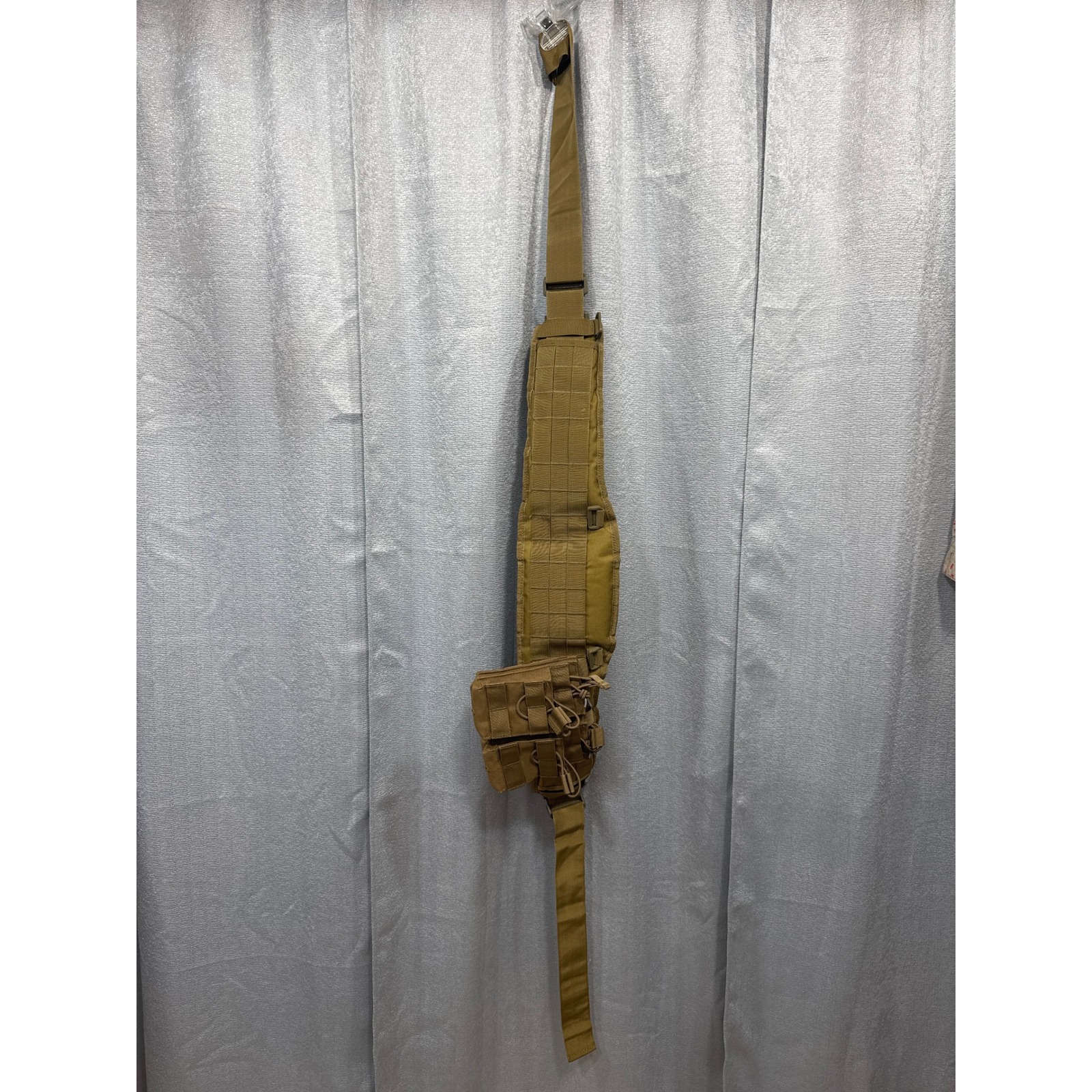 Coyote Brown Tactical Molle Battle Belt Padded Load Bearing Rig With Mag Pouches